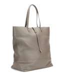 Granada Leather North-South Tote Bag, Dust