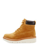 Camden Suede Hiker Boot, Ochre