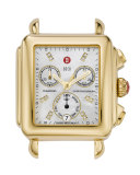 18mm Deco Gold, Diamond Dial Watch Head
