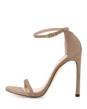 Nudist Goosebump Napa Sandal, Fawn