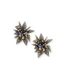 Perennial Punk Clip-On Button Earrings