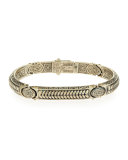 Sterling Silver Braided ID Bracelet
