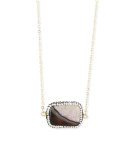 Cantenbury Pave Agate Necklace