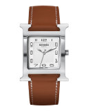 Heure H Watch on a Natural Barenia Strap