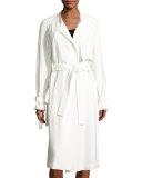 Augusto Belted Trenchcoat, Eggshell