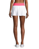 MB Court Central Performance Skort, White Pattern