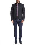Five-Pocket Stretch-Cotton Denim Jeans, Medium Indigo