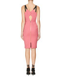 Strappy Keyhole Sheath Dress, Gossip Dar