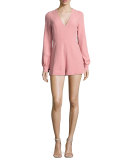 Kourtney Long-Sleeve Romper