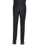 Palm-Print Jacquard Silk Evening Jacket, Black