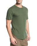 Raw-Hem Crewneck T-Shirt