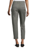 Carrot Flat-Front Chino Trousers