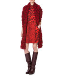 Double-Face Multi Animal-Print Sleeveless Dress