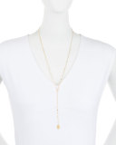 Josie Hamsa-Charm Lariat Necklace, 27"L