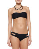 Kaella Bandeau Swim Top w/ Necklace