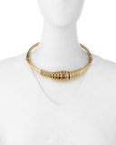 Freja Brass Collar Necklace