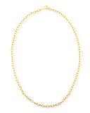 Small Oval-Link Chain Necklace, 36"L