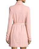 Cotton Wrap Robe, Dusty Pink