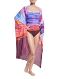 Horizon Printed Silk Pareo