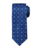 Neat Dot Tie, Blue