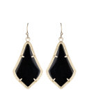 Alex Earrings, Black