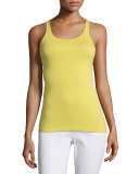Scoop-Neck Long Organic Cotton Tank