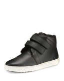 Kent Shearling Desert Sneaker, Black