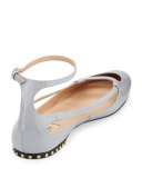 Stardust Babe Patent Ballerina Rockstud Flat