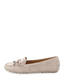 Daisy Suede Moccasin, Cement