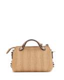 By the Way Mini Floral Straw Satchel Bag, Natural/Multi