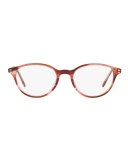 Mareen Round Optical Frames, Red