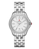 37mm Belmore Stainless Steel Watch Head with Diamonds