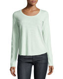 Long-Sleeve Organic Slub Jersey Tee 