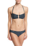 Printed Bandeau Two-Piece Bikini