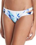 Santiago Strappy-Side Swim Bottom, White Columbia Floral