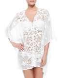 Kara Netted/Lace Caftan Coverup