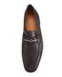 Brignant Horsebit Leather Loafer, Safari (Olive)