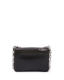 Hava Smooth Leather Crossbody Bag, Black