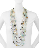 Five-Row Amazonite Beaded Necklace