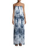 Mariah Floral-Print Maxi Dress, Malibu Print