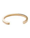 Ipsum Men's Medium Brass Cuff Bracelet