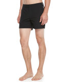 Setter Short-Length Swim Trunks, Black 