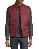 Lightweight Quilted Tech Vest, Racing Red