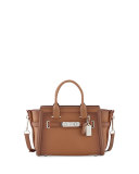 Swagger 27 Leather Satchel Bag, Saddle