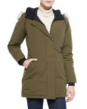Victoria Fur-Hood Parka Jacket