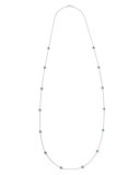 925 Rock Candy Turquoise Round-Station Necklace, 48"