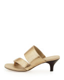 Ruge Kitten-Heel Sandal