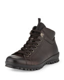 Leather Lugged Hiking Boot, Brown