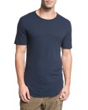 Raw-Hem Crewneck T-Shirt