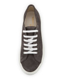 Tournament Suede Low-Top Sneaker, Dark Gray